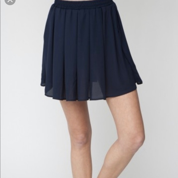 Brandy Melville Dresses & Skirts - Brandy Melville one size‎ navy pleated skirt